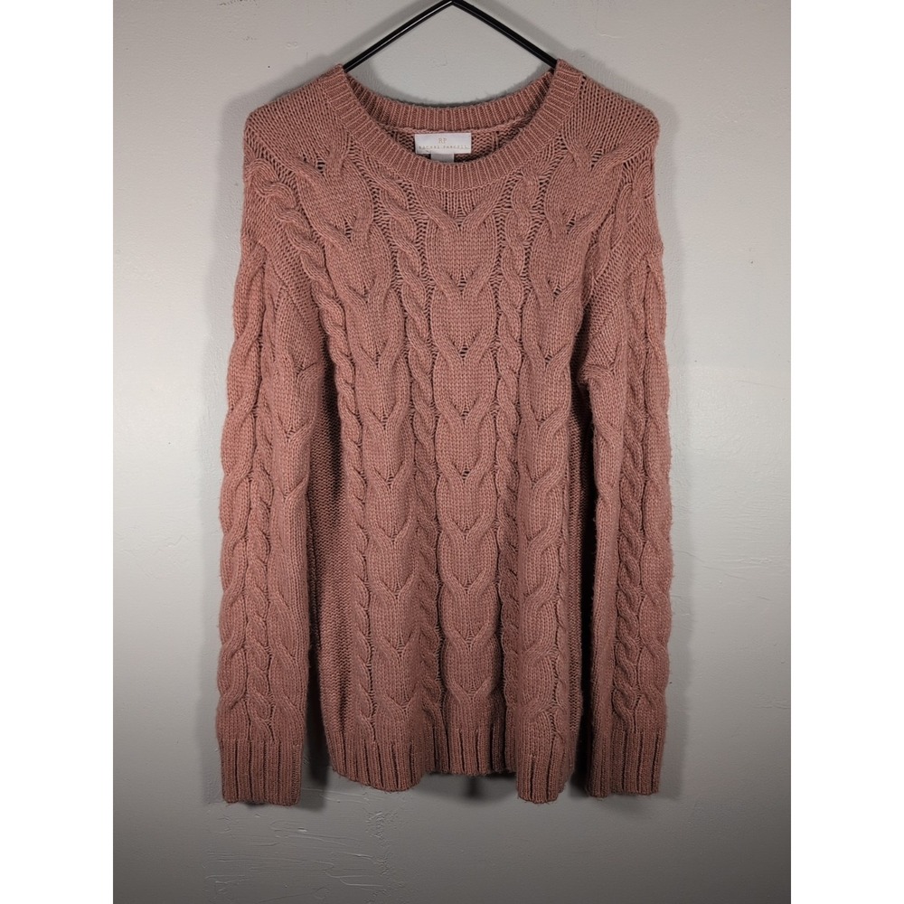 RACHEL PARCELL Long‎ Sleeve Sweater Pink Small